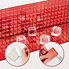 Self Adhesive Glass Cabochons Rolls GLAA-WH0040-01A-02-4