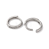 Ion Plating(IP) Brass Micro Pave Clear Cubic Zirconia Hoop Earrings for Women EJEW-U031-02P-2