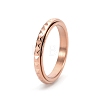 Rotatable Version Korean StyleRotatable Stainless Steel Finger Ring for Men's PW-WGAB2A4-21-1