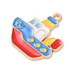 Alloy with Enamel Pendants AL-CBA9CD2-03C-2