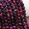 Natural Tiger Eye Beads Strands G-F561-6mm-B09-7