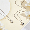 2Pcs 304 Stainless Steel Urn Ashes Pendants STAS-BC0004-38P-4