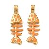 304 Stainless Steel Enamel Pendants STAS-C150-01D-02-1