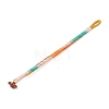 Handwoven Gradient Braided Polyester Cord Pendant Decorations HJEW-F026-01D-1