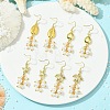 304 Stainless Steel Pendant Dangle Earrings EJEW-JE07232-1