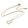 201 Stainless Steel Cable Chain Necklaces NJEW-P309-12G-2