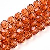 Baking Paint Transparent Glass Beads X1-DGLA-A035-T10mm-A04-1