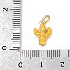 Brass Enamel Pendants KK-P339-22G-01-3