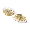 Brass Micro Pave Colorful Cubic Zirconia Beads CU-CBA9CBD-15G-2