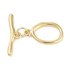 Brass Toggle Clasps KK-K391-09G-1