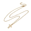 Cross 201 Stainless Steel Mustard Seed Pendant Necklaces for Women WG511AE-01-1