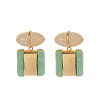 Alloy Resin Stud Earrings for Women WG7DF4E-03-1