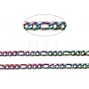 Ion Plating(IP) 304 Stainless Steel Figaro Chains CHS-H007-30MC-1