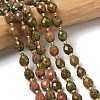 Natural Unakite Beads Strands G-F809-A48-01-1