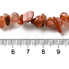 Natural South Red Agate Chips Bead Strands G-M205-40-4