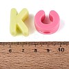 Opaque Plastic European Beads KY-Q010-04-3