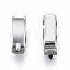 Non-Tarnish 304 Stainless Steel Fold Over Clasps STAS-N092-169-2