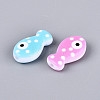 Printed Opaque Acrylic Beads SACR-T017-81M-3