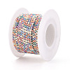 Iron & ABS Imitation Pearl Cup Chains CH-T007-01A-01-2