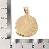 Real 18K Gold Plated Zodiac Theme Brass Pendants KK-M273-04G-G-3