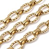 304 Stainless Steel Twist Oval Link Chains CHS-Z007-10G-1