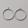 304 Stainless Steel Open Back Bezel Pendants FIND-WH0152-123D-1