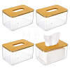 4Pcs Acrylic Tissue Boxes AJEW-WA0003-72-1