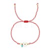 Mother's Day Glass Seed Bead Charm Bracelets SK3516-18-1