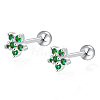 S925 Sterling Silver Flower Stud Earrings DY0741-6-1