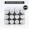 1 Set 40cr Steel Stamps AJEW-BC0001-71-5