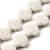 Dyed Natural Lava Rock Beads Strands G-A264-A04-01D-1