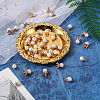 Craftdady 50Pcs 5 Styles Resin Imitation Pearl Pendants RESI-CD0001-16-15