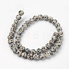 Natural Dalmatian Jasper Bead Strands G-G735-68F-8mm-2