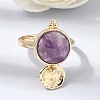 Brass Cuff Rings for Women GG-CBA7610-10G-08-2