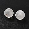 Frosted Transparent Acrylic Beads X1-OACR-F013-13L-3