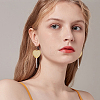 4 Pairs 4 Colors Acrylic Heart Lollipop Dangle Earrings EJEW-FI0001-14-5