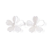 ABS Plastic Imitation Pearl Bead Caps KY-Q004-04A-3