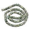 Natural Green Spot Jasper Beads Strands G-L654-I13-01-3