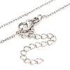 Brass Clear Cubic Zirconia Bowknot Pendant Necklaces NJEW-F326-03P-3