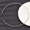 201 Stainless Steel Twist Cuff Choker Necklaces SA-CBA4A0D-01G-2