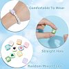 40Pcs Opaque Acrylic Enamel Beads OACR-PA0001-92-6