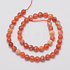 Natural Fire Crackle Agate Bead Strands G-K166-07F-8mm-10-2