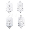 Non-Tarnish 201 Stainless Steel Pendants STAS-N098-260P-2