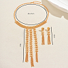Vintage Middle Eastern Alloy Long Tassel Necklace & Earrings Sets for Women ES4853-2