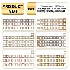 6 Sets 6 Styles Paper Self-Adhesive Photo Frame Stickers DIY-WR0005-69-2