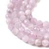 Natural Kunzite Beads Strands X-G-G343-B04-3mm-4