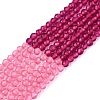 Transparent Glass Beads Strands GLAA-N074-01A-01-2