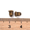 Brass Ear Nuts X-KK-EC028-AB-FF-3