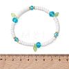 Transparent Acrylic Charm Bracelets BJEW-MZ00335-4