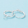 201 Stainless Steel Huggie Hoop Earring Findings STAS-P283-01Q-S-2